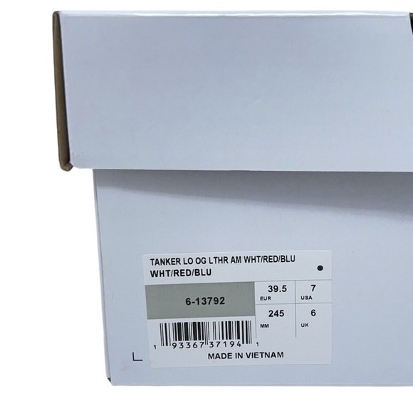 Ellesse Men’s Tanker LO OG LTHR AF White Athletic Sneakers Lace Up Shoes 7 New - Picture 12 of 12